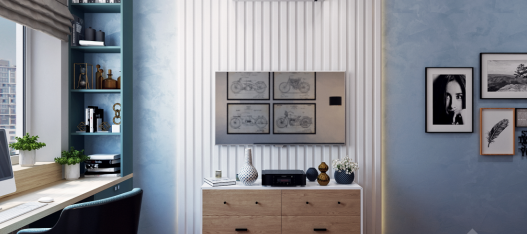 ТВ-панель в гостиной: удачные варианты размещения