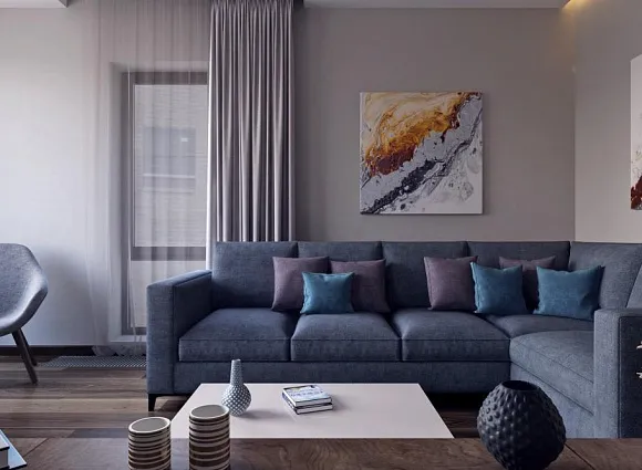 Дизайн-проект 2-комнатной квартиры 70.20 кв.м по адресу: Москва, поселение Десеновское, улица Андерсена, дом 13