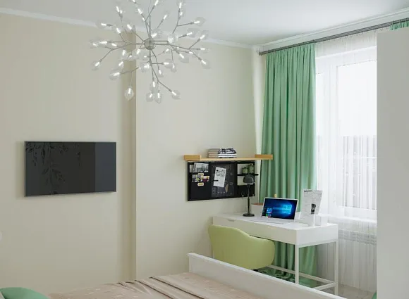 Дизайн-проект квартиры 44 кв.м в ЖК Новая Звезда_11 Дизайн-проект квартиры 44 кв.м в ЖК Новая Звезда