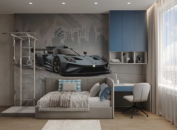 Дизайн трехкомнатной квартиры по адресу: улица Эдварда Грига, дом 9, корпус 3