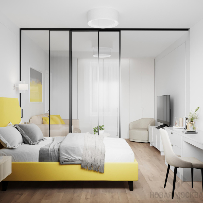 Дизайн однокомнатной квартиры по адресу ул. Каширское шоссе, дом 11, корпус 3_3 Дизайн однокомнатной квартиры по адресу ул. Каширское шоссе, дом 11, корпус 3_3