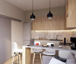 Дизайн квартиры 43 кв.м в ЖК Лесопарковый_1