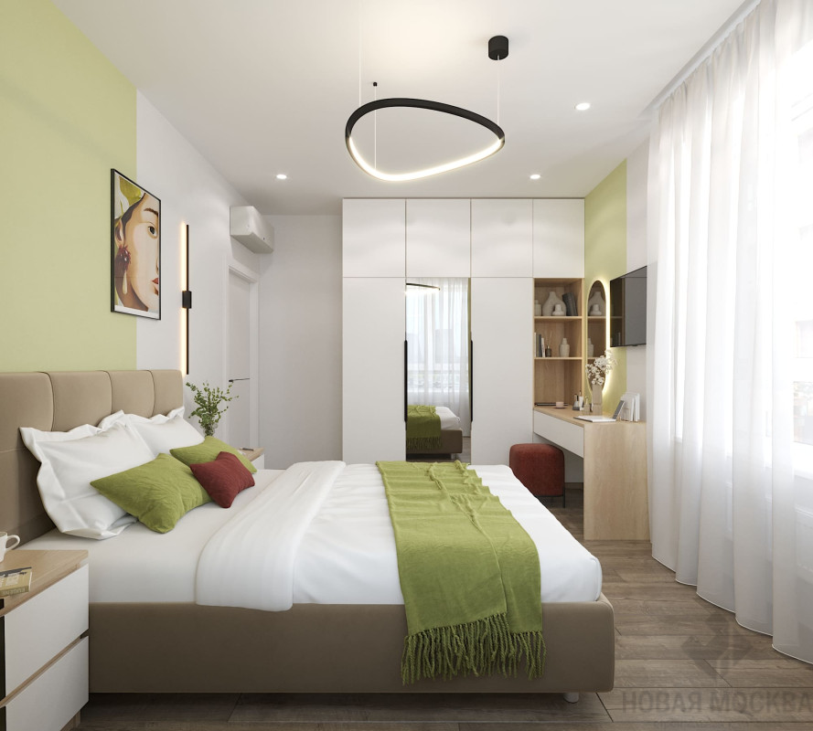 Дизайн двухкомнатной квартиры по адресу: Очаковское шоссе, 9А_9 Дизайн двухкомнатной квартиры по адресу: Очаковское шоссе, 9А_9