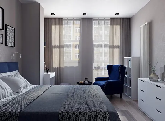 Дизайн-проект 1-комнатной квартиры в ЖК Рассказово_9 Дизайн-проект 1-комнатной квартиры в ЖК Рассказово