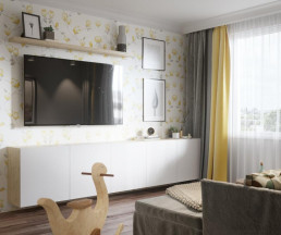 Дизайн проект 3-комнатной квартиры 78,19 кв.м по адресу: Москва, улица Феодосийская, дом 7, корпус 6_1