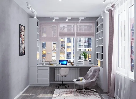 Дизайн квартиры 60 кв.м в ЖК Скандинавия_10 Дизайн квартиры 60 кв.м в ЖК Скандинавия