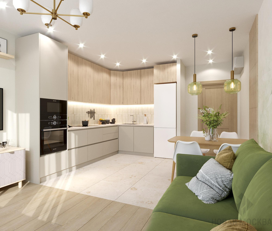 Дизайн двухкомнатной квартиры по адресу ул. Старокрымская, дом 15, корпус 2_6 Дизайн двухкомнатной квартиры по адресу ул. Старокрымская, дом 15, корпус 2_6