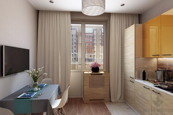 Дизайн-проект 1-комнатной квартиры 43.80 кв.м по адресу: ул. Липовый парк, д. 4, к. 3_0