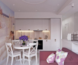 Дизайн-проект 1-комнатной квартиры 37 кв.м в ЖК Домашний_2