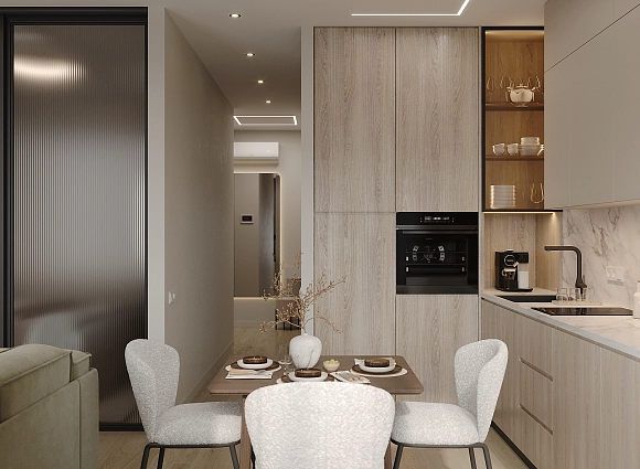 Дизайн однокомнатной квартиры по адресу Аминьевское шоссе, дом 4Д, корпус В