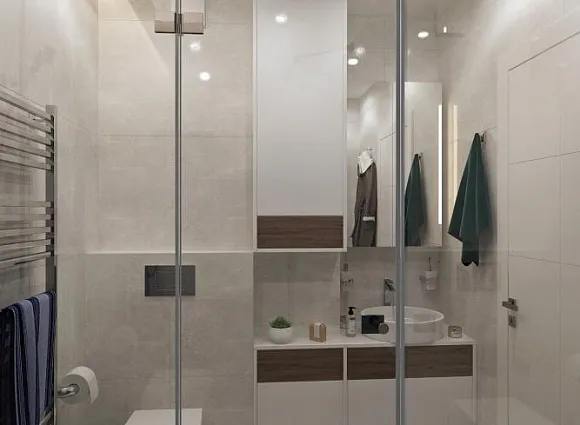 Дизайн-проект 2-комнатной квартиры 50,8 кв.м в ЖК Белые ночи_20 Дизайн-проект 2-комнатной квартиры 50,8 кв.м в ЖК Белые ночи