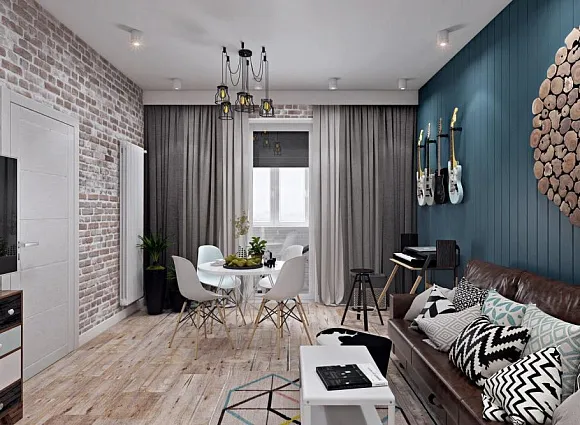 Дизайн квартиры 77 кв.м в ЖК Новокосино_1 Дизайн квартиры 77 кв.м в ЖК Новокосино