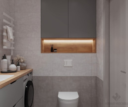 Дизайн санузла в квартире по адресу: улица Академика Павлова, дом 38_1 Дизайн санузла в квартире по адресу: улица Академика Павлова, дом 38_1