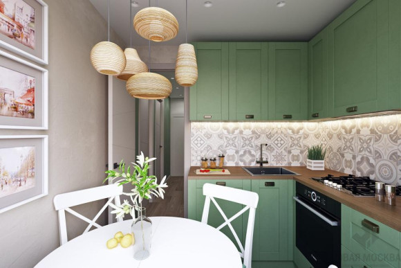 Дизайн квартиры 42 кв. м в Люблино_0