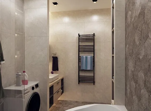 Дизайн-проект 2-комнатной квартиры 70.20 кв.м по адресу: Москва, поселение Десеновское, улица Андерсена, дом 13