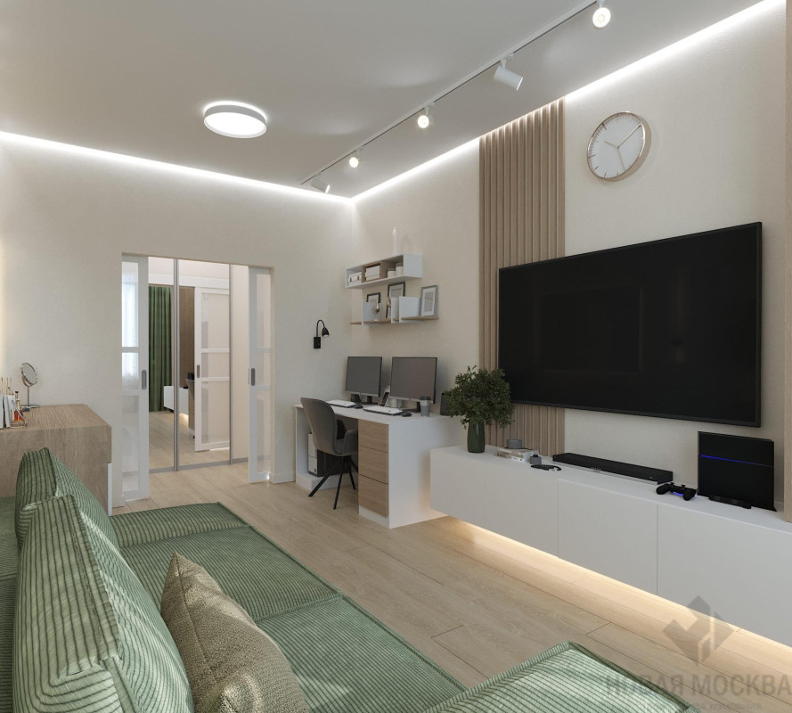 Дизайн двухкомнатной квартиры по адресу ул. Родниковая, дом 30, корпус 3_11 Дизайн двухкомнатной квартиры по адресу ул. Родниковая, дом 30, корпус 3_11