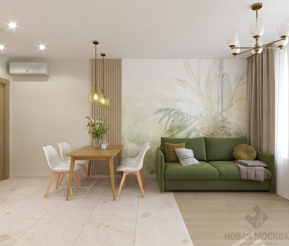 Дизайн двухкомнатной квартиры по адресу ул. Старокрымская, дом 15, корпус 2_1 Дизайн двухкомнатной квартиры по адресу ул. Старокрымская, дом 15, корпус 2_1