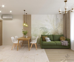 Дизайн двухкомнатной квартиры по адресу ул. Старокрымская, дом 15, корпус 2_1 Дизайн двухкомнатной квартиры по адресу ул. Старокрымская, дом 15, корпус 2_1