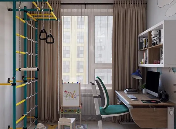 Дизайн-проект квартиры 31 кв.м в ЖК Новая Звезда_11 Дизайн-проект квартиры 31 кв.м в ЖК Новая Звезда