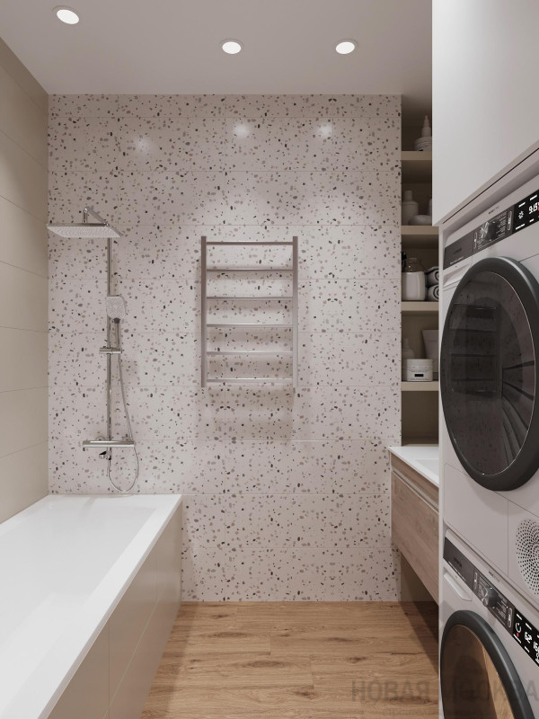 Дизайн трехкомнатной квартиры по адресу ул. Бартеневская, дом 18, корпус 2_27 Дизайн трехкомнатной квартиры по адресу ул. Бартеневская, дом 18, корпус 2_27