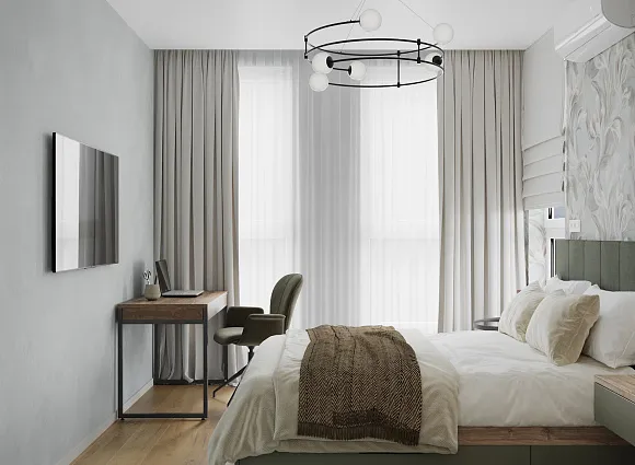 Дизайн двухкомнатной квартиры по адресу: улица Бартеневская, дом 18, корпус 1
