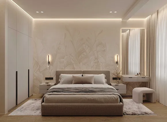 Дизайн трехкомнатной квартиры по адресу: улица Эдварда Грига, дом 9, корпус 3