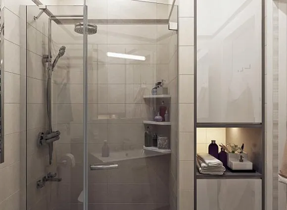 Дизайн-проект 1-комнатной квартиры в ЖК Рассказово_17 Дизайн-проект 1-комнатной квартиры в ЖК Рассказово