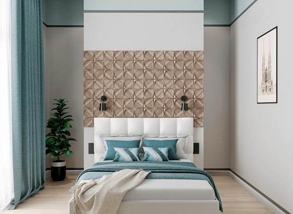 Дизайн-проект квартиры 52 кв.м в ЖК Резиденции архитекторов_4 Дизайн-проект квартиры 52 кв.м в ЖК Резиденции архитекторов