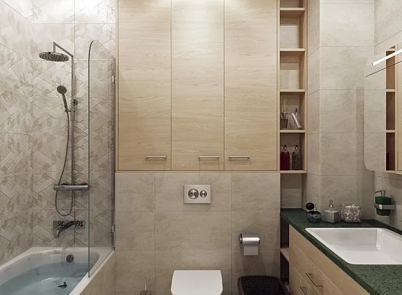 Дизайн-проект 1-комнатной квартиры 43.80 кв.м по адресу: ул. Липовый парк, д. 4, к. 3_3 Дизайн-проект 1-комнатной квартиры 43.80 кв.м по адресу: ул. Липовый парк, д. 4, к. 3