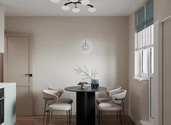 Дизайн трехкомнатной квартиры по адресу: улица Полярная, дом 32, корпус 3