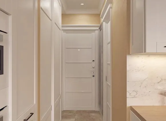 Дизайн-проект 1-комнатной квартиры 40,9 кв.м по адресу: Москва, поселение Сосенское, поселок Коммунарка, улица Бачуринская, дом 7, корпус 2