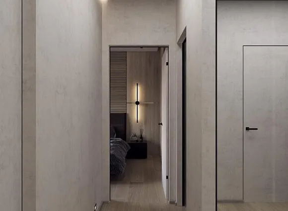 Дизайн 2-комнатной квартиры 62 кв.м в ЖК Скандинавия_16 Дизайн 2-комнатной квартиры 62 кв.м в ЖК Скандинавия