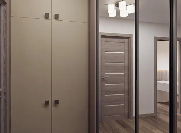 Дизайн-проект 2-комнатной квартиры 67,25 кв.м по адресу: Москва, улица Старокрымская, дом 15, корпус 1