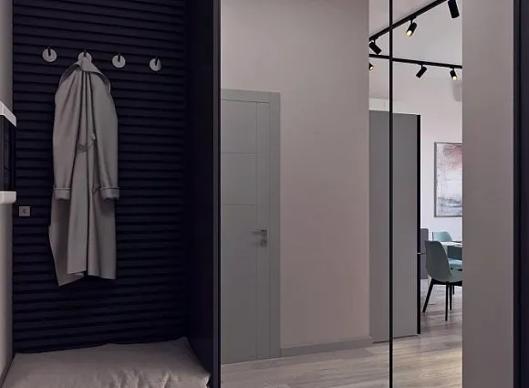 Дизайн-проект 1-комнатной квартиры в ЖК Символ_4 Дизайн-проект 1-комнатной квартиры в ЖК Символ