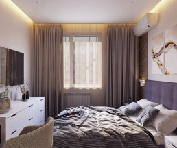 Дизайн-проект 1-комнатной квартиры 34,2 кв.м по адресу: Москва, Нововладыкинский проезд, дом 1, корпус 4_1