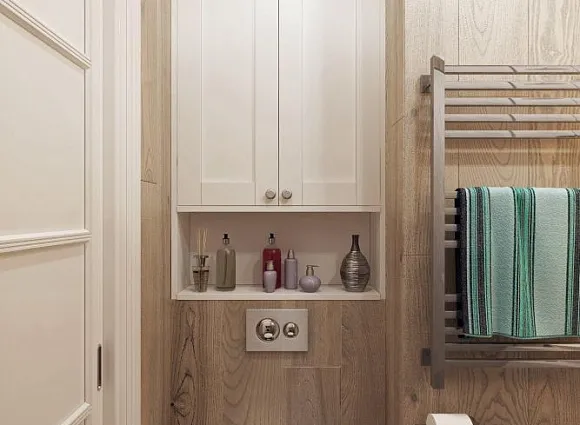 Дизайн-проект 1-комнатной квартиры 40,9 кв.м по адресу: Москва, поселение Сосенское, поселок Коммунарка, улица Бачуринская, дом 7, корпус 2