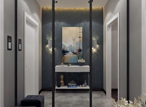 Дизайн-проект 2-комнатной квартиры 70.20 кв.м по адресу: Москва, поселение Десеновское, улица Андерсена, дом 13