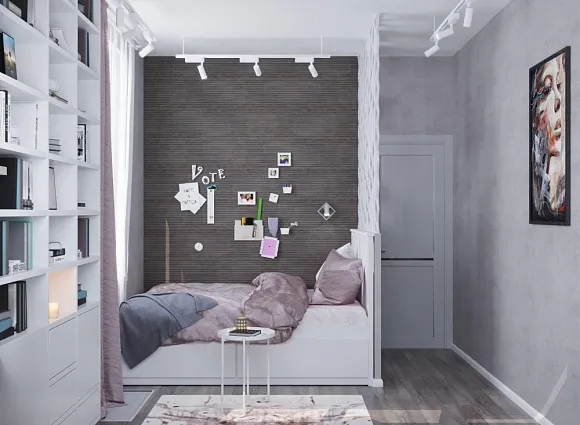 Дизайн квартиры 60 кв.м в ЖК Скандинавия_12 Дизайн квартиры 60 кв.м в ЖК Скандинавия