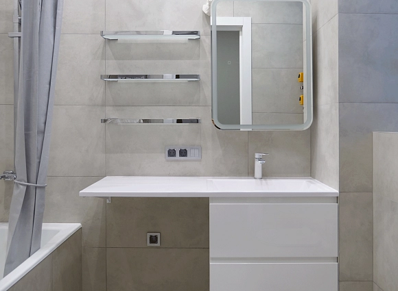 Ремонт однокомнатной квартиры по адресу: Прокшинский проспект, дом 7