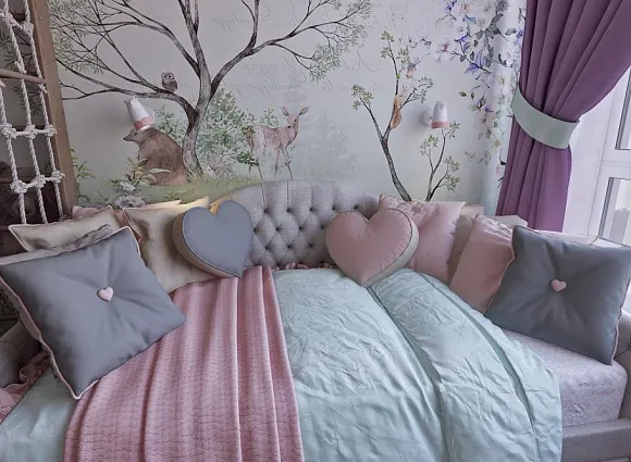 Дизайн 2-комнатной квартиры 60 кв.м в ЖК Скандинавия