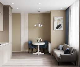 Дизайн-проект однокомнатной квартиры по адресу: ул. Родниковая, дом 30 корпус 2_2