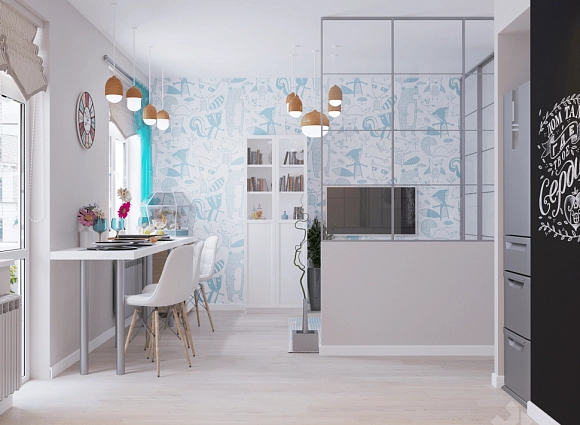 Дизайн-проект 1-комнатной квартиры 44 кв.м по адресу: Красногорск, улица Пришвина, дом 7_1 Дизайн-проект 1-комнатной квартиры 44 кв.м по адресу: Красногорск, улица Пришвина, дом 7