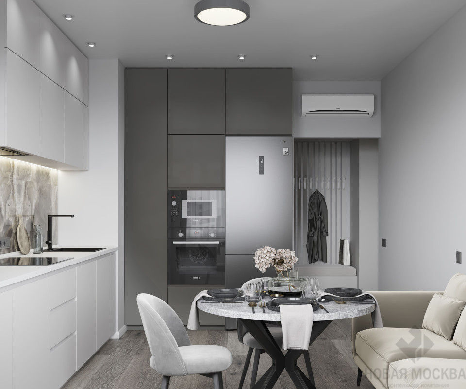 Дизайн-проект трехкомнатной квартиры по адресу ул. Юлиана Семенова, 8/2_5 Дизайн-проект трехкомнатной квартиры по адресу ул. Юлиана Семенова, 8/2_5