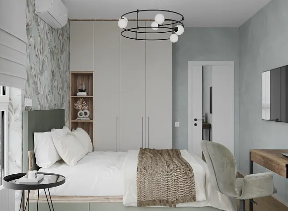 Дизайн двухкомнатной квартиры по адресу: улица Бартеневская, дом 18, корпус 1