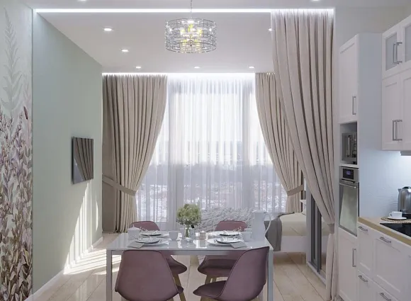 Дизайн квартиры 55 кв.м в ЖК Москва А101_2 Дизайн квартиры 55 кв.м в ЖК Москва А101