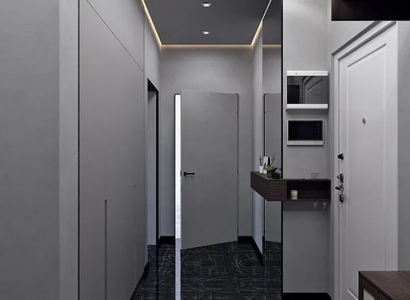 Дизайн двухкомнатной квартиры 59 кв.м в ЖК Скандинавия_15 Дизайн двухкомнатной квартиры 59 кв.м в ЖК Скандинавия