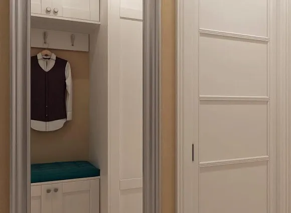 Дизайн-проект 1-комнатной квартиры 40,9 кв.м по адресу: Москва, поселение Сосенское, поселок Коммунарка, улица Бачуринская, дом 7, корпус 2