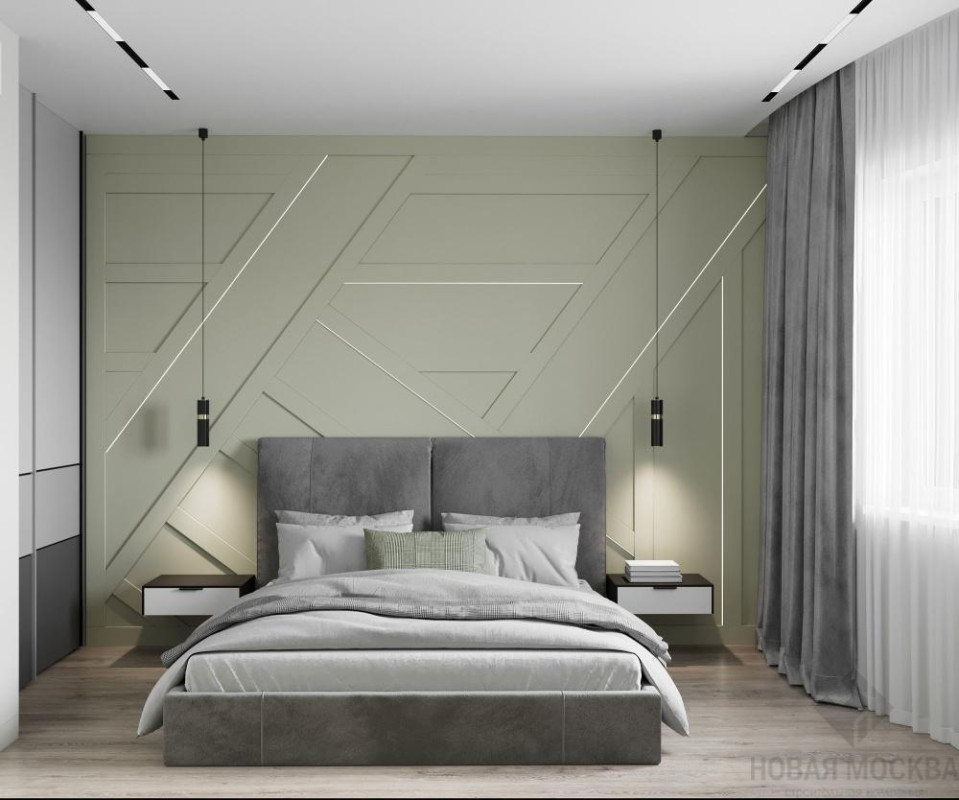 Дизайн квартиры 46 кв. м в ЖК Крылья_9 Дизайн квартиры 46 кв. м в ЖК Крылья_9