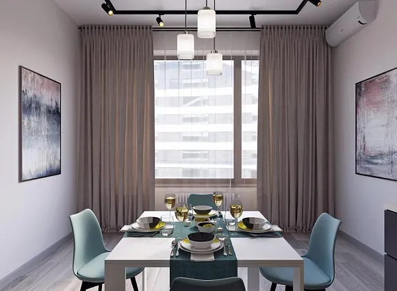 Дизайн-проект 1-комнатной квартиры в ЖК Символ_2 Дизайн-проект 1-комнатной квартиры в ЖК Символ