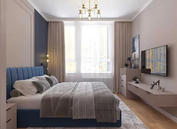 Дизайн трехкомнатной квартиры по адресу: улица Эдварда Грига, дом 17